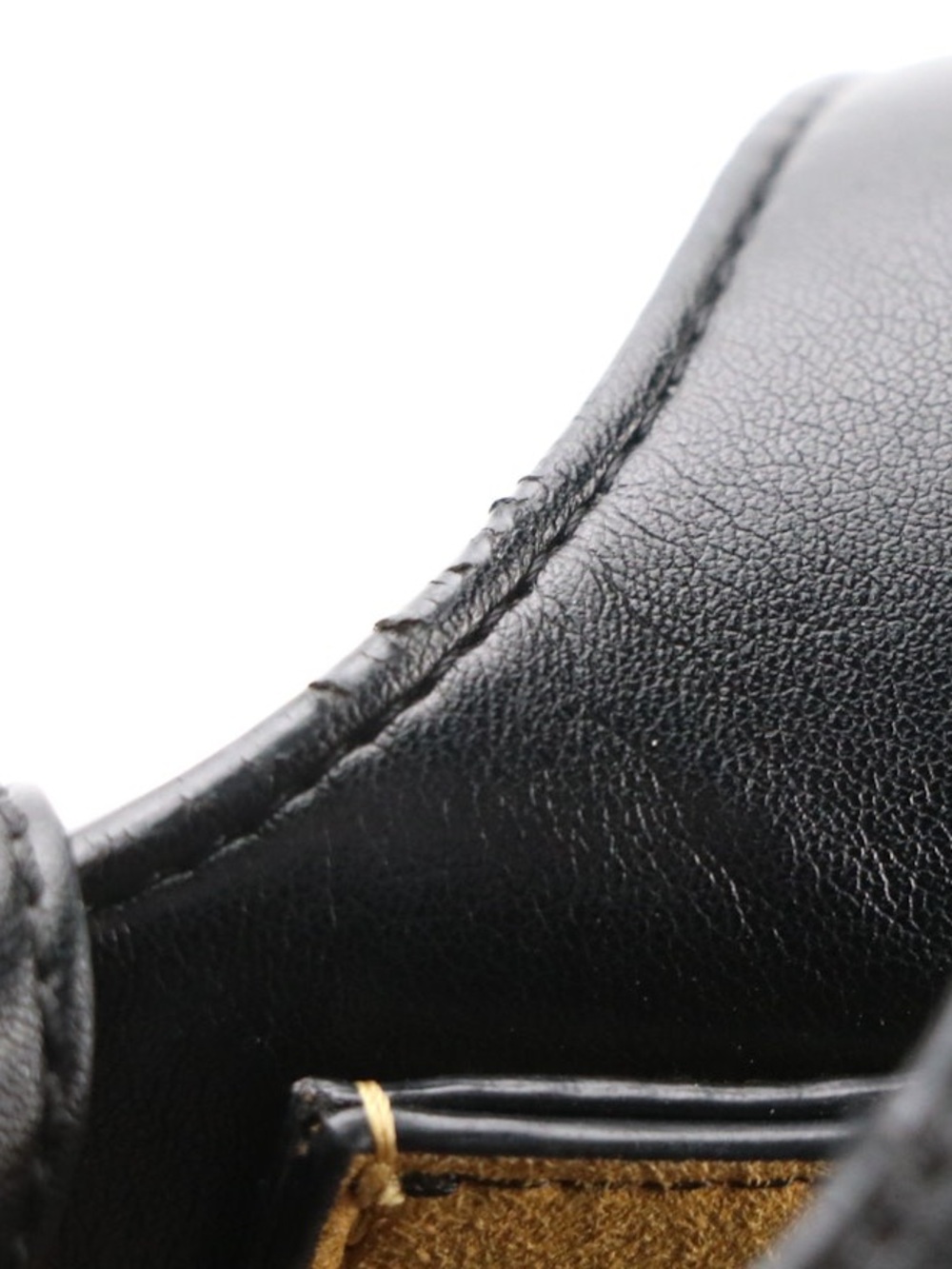 Stella McCartney Black Perforated Vegan Leather Two-Way Tote Bag with Pouch - Picture 9 of 11